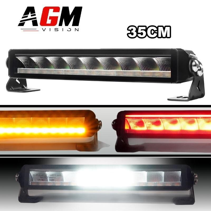 Barre LED arrière 35 cm 5 fonctions 20 Watts
