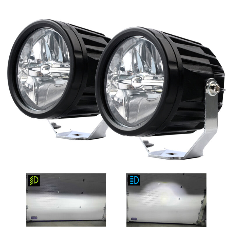 Kit 2 Phares LED Moto Code / Phare GX 80W